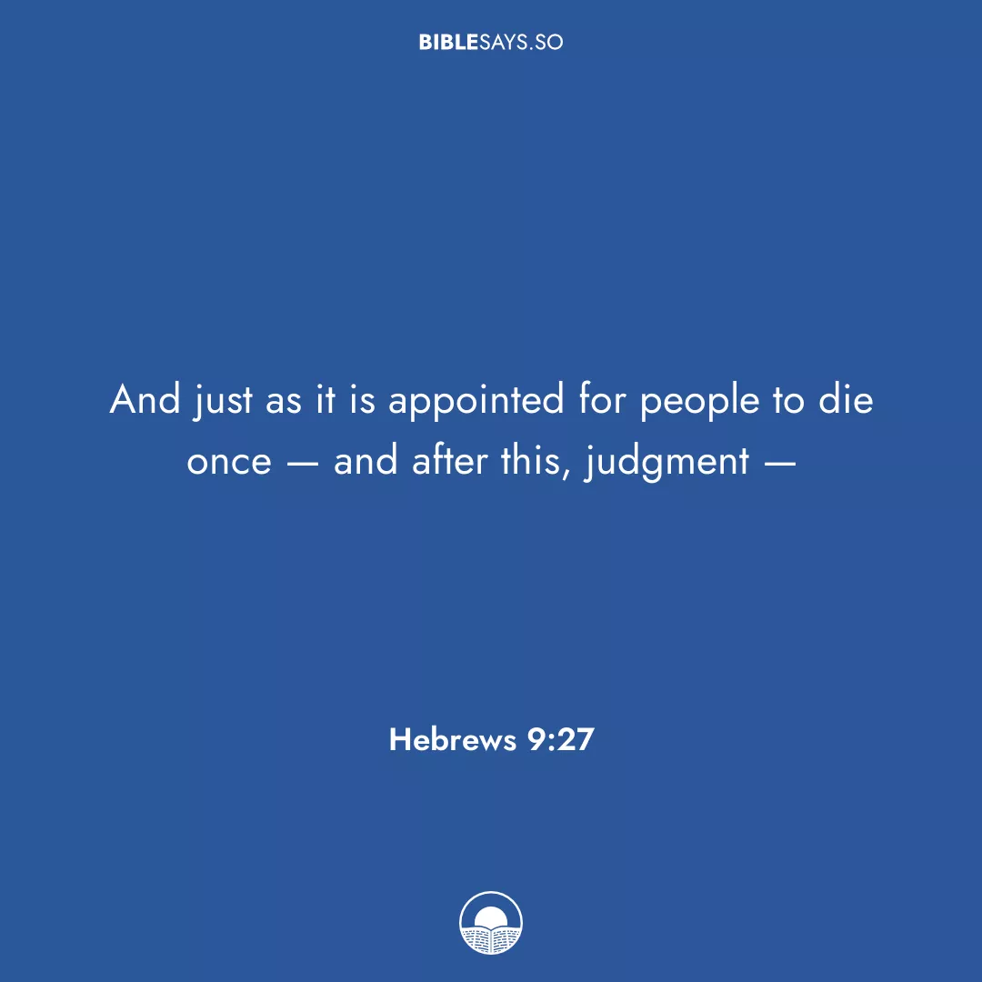 Hebrews 9:27