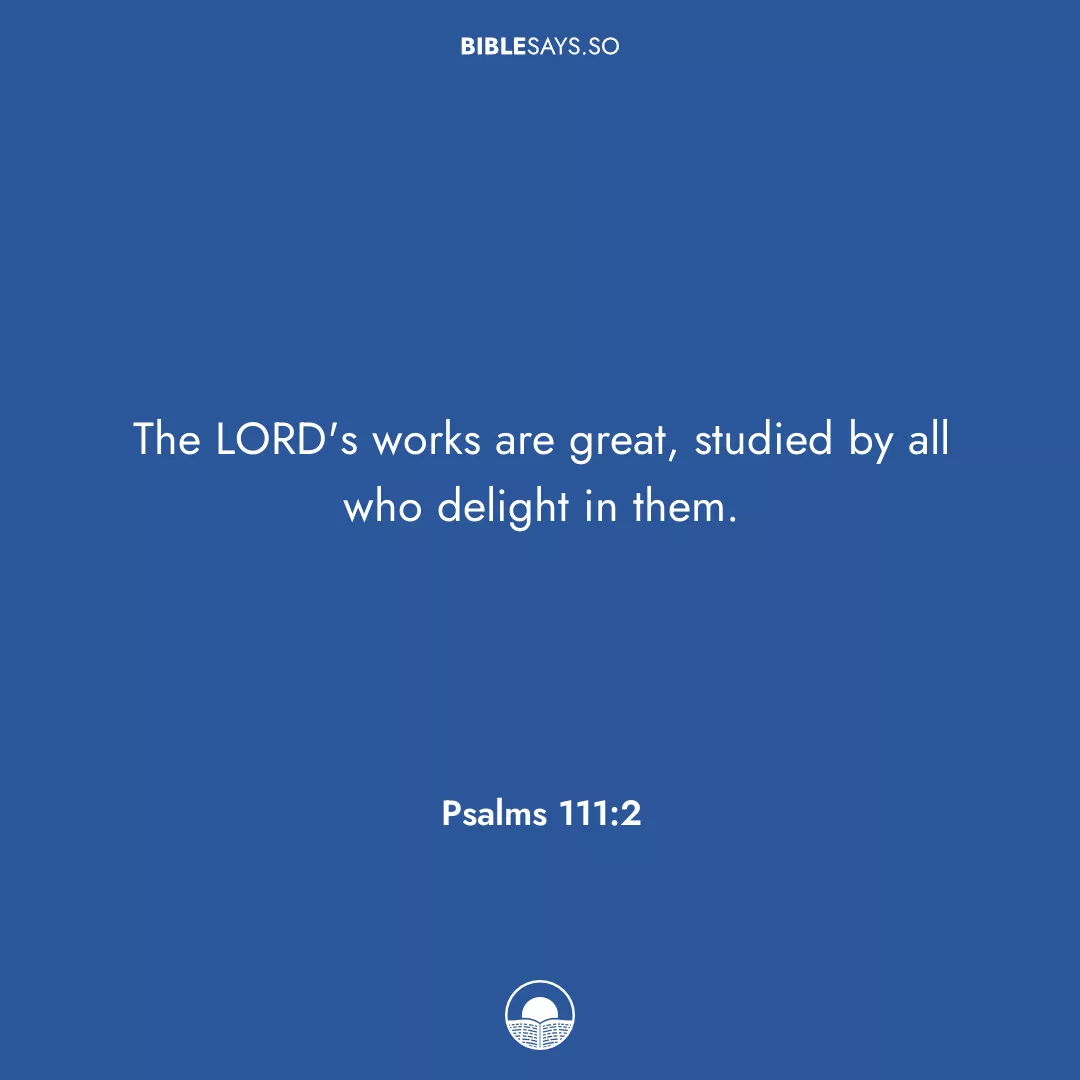 Psalms 111:2