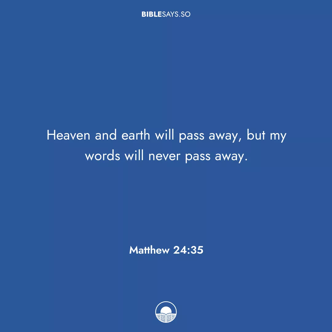 Matthew 24:35
